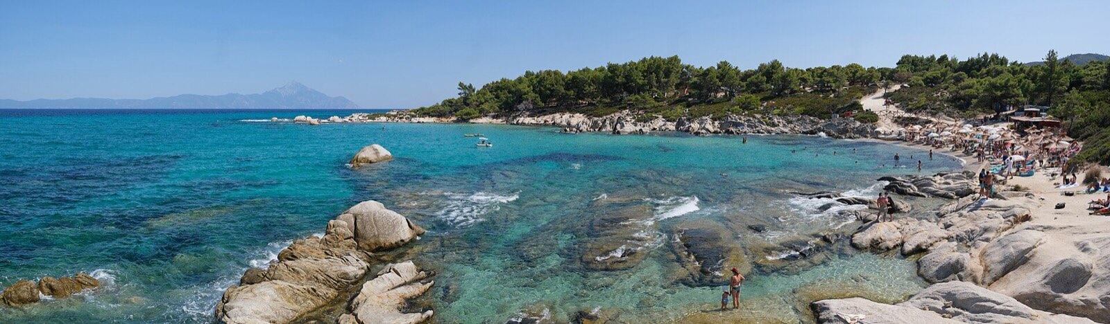 Kavourotrypes beach, Chalkidiki.