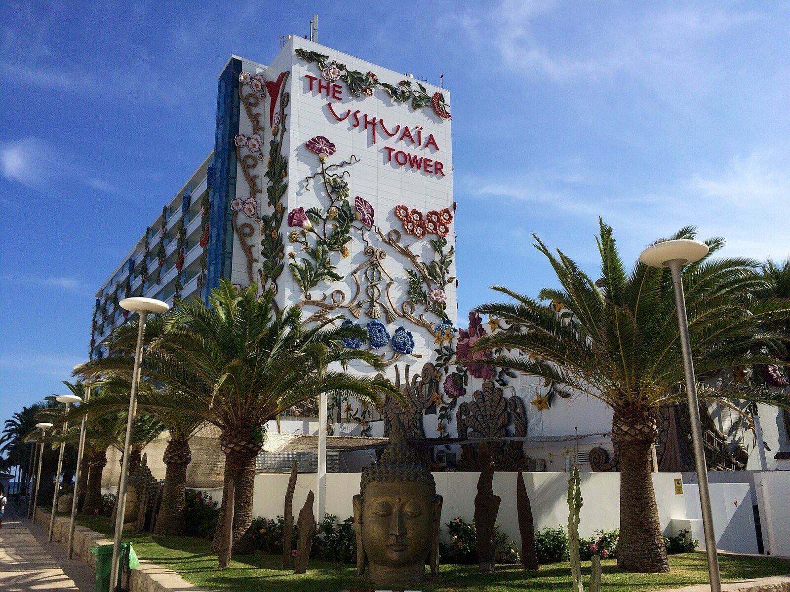 The Ushuaïa Ibiza Beach Hotel Tower in 2015.