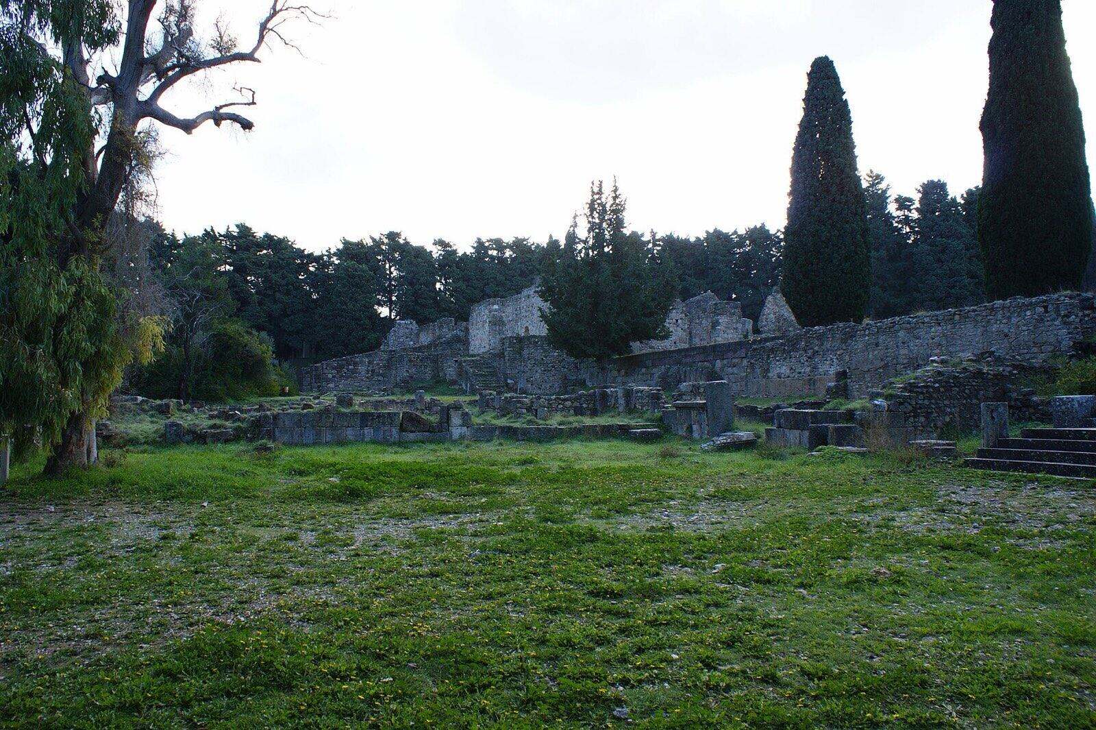 Ancient sanctuary of Asklepios (Asklepieion) in the city of Kos on the Greek island of Kos