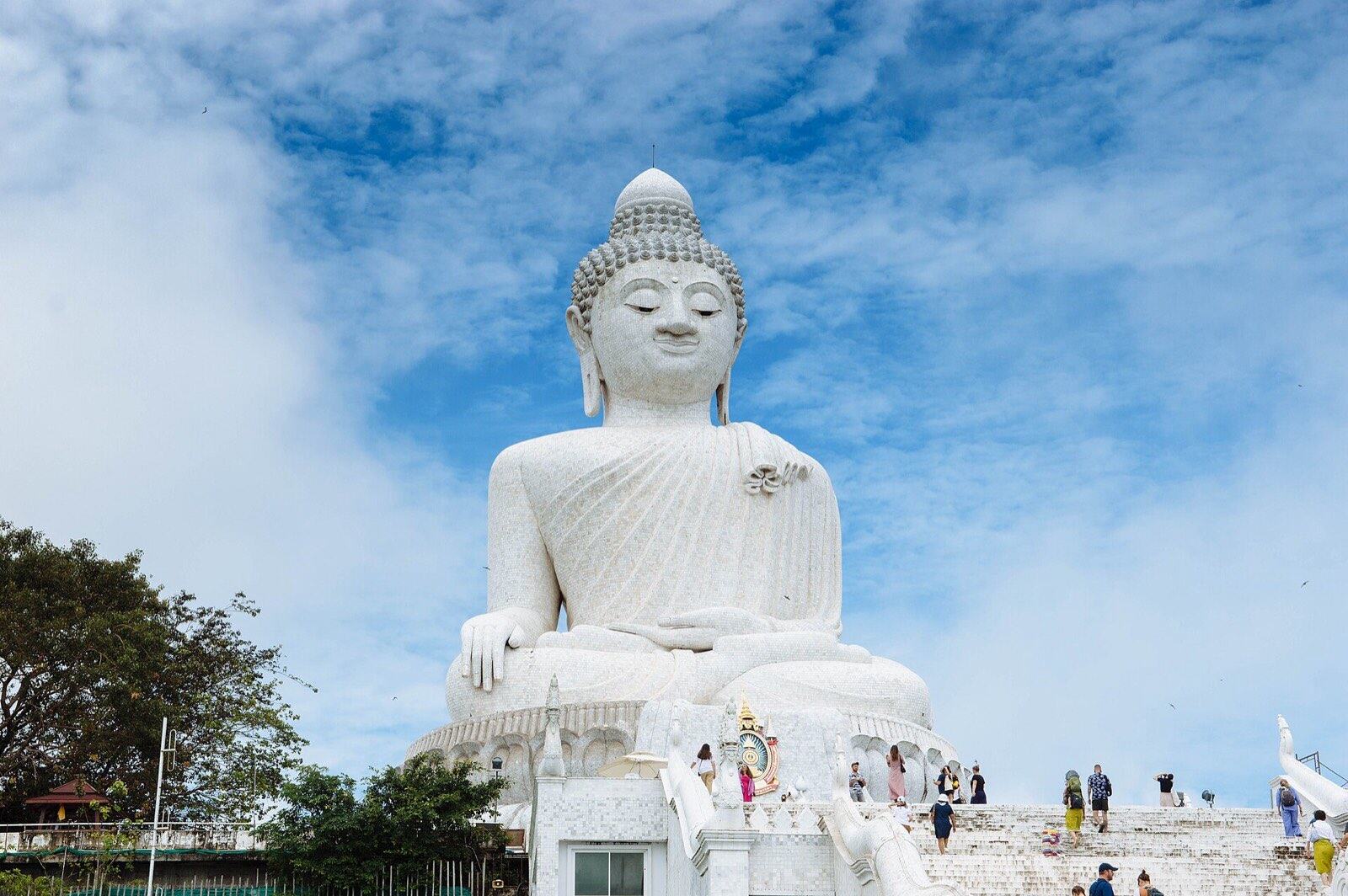 Phuket Big Buddha, or The Great Buddha of Phuket, is a seated Maravija Buddha statue in Ph