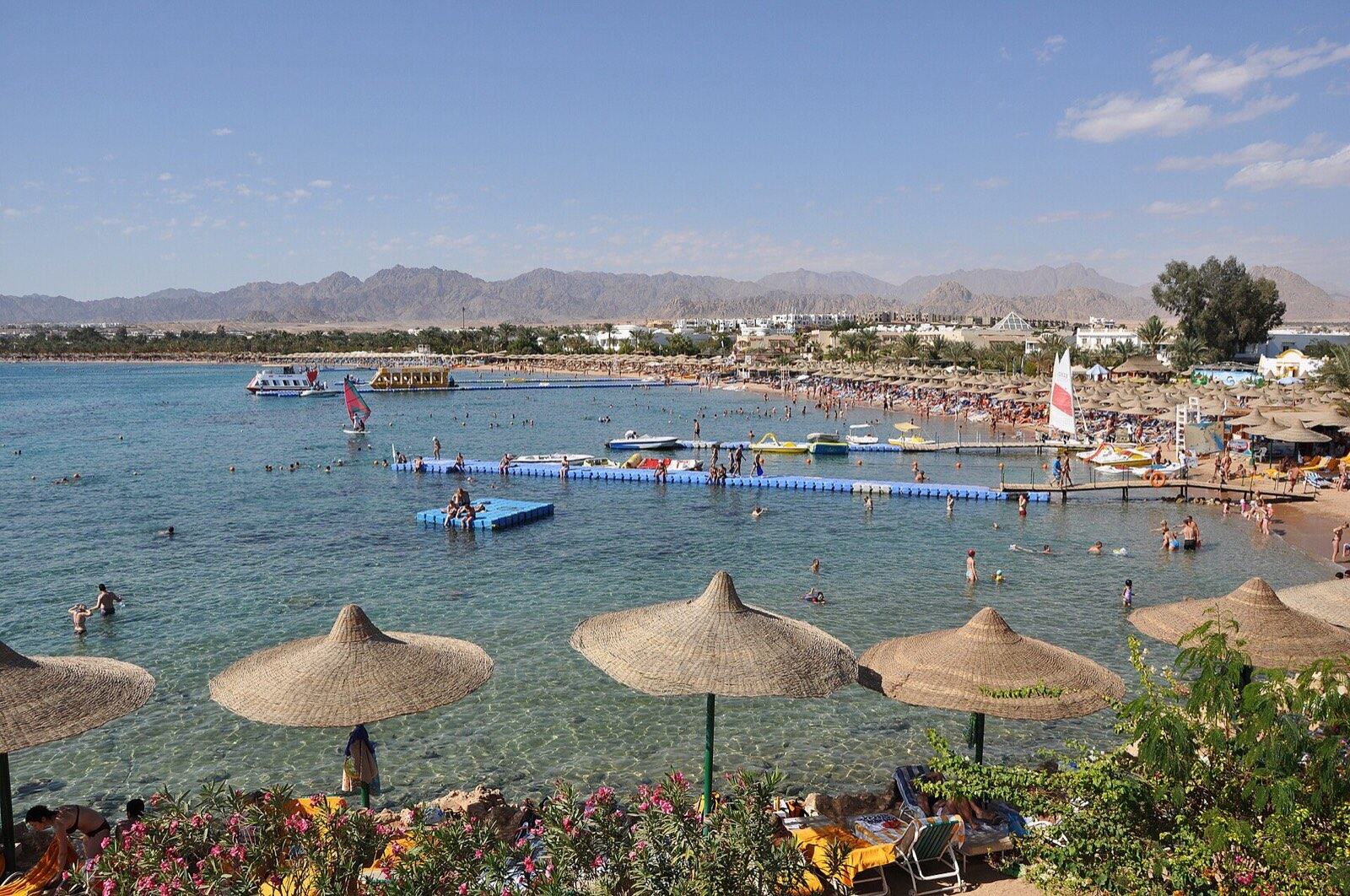Sharm el-Sheikh (Egypt): panorama of Naama Bay