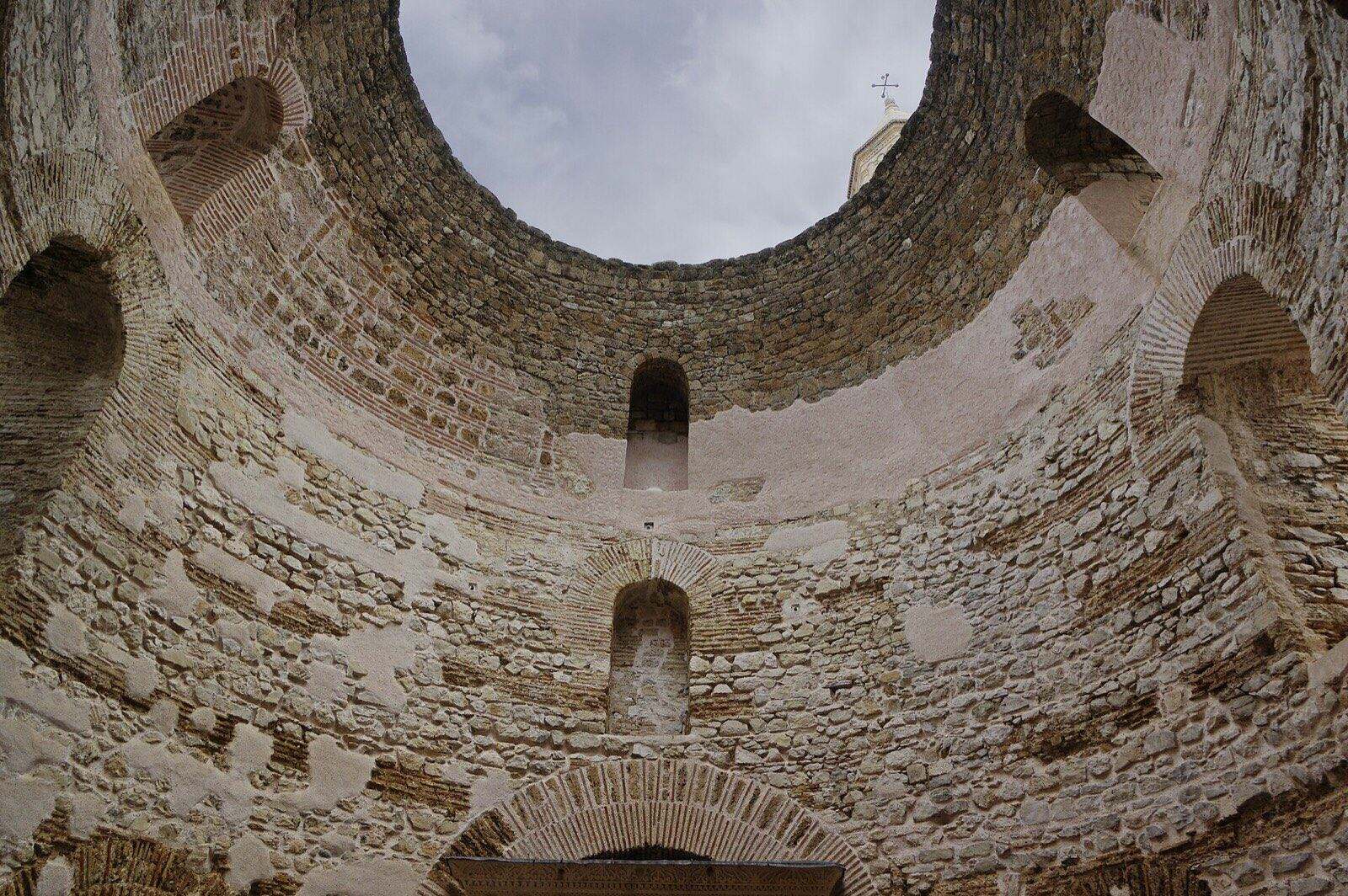 Croatia, Split, Vestibule of Diocletian's Palace
