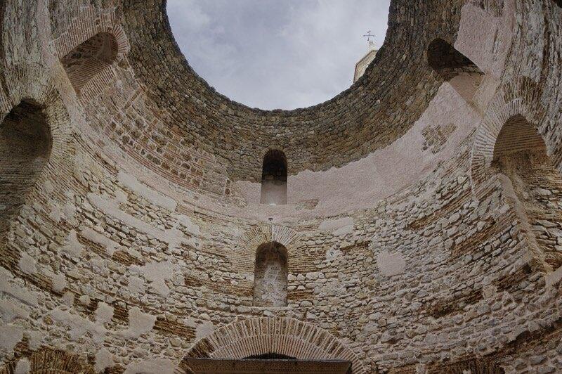 Croatia, Split, Vestibule of Diocletian's Palace