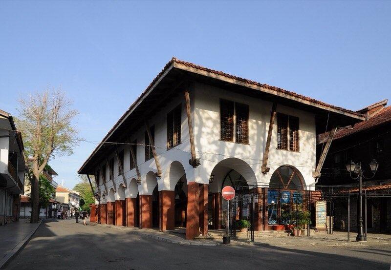 Mesembriya street in the old town of Nesebar, Bulgaria.