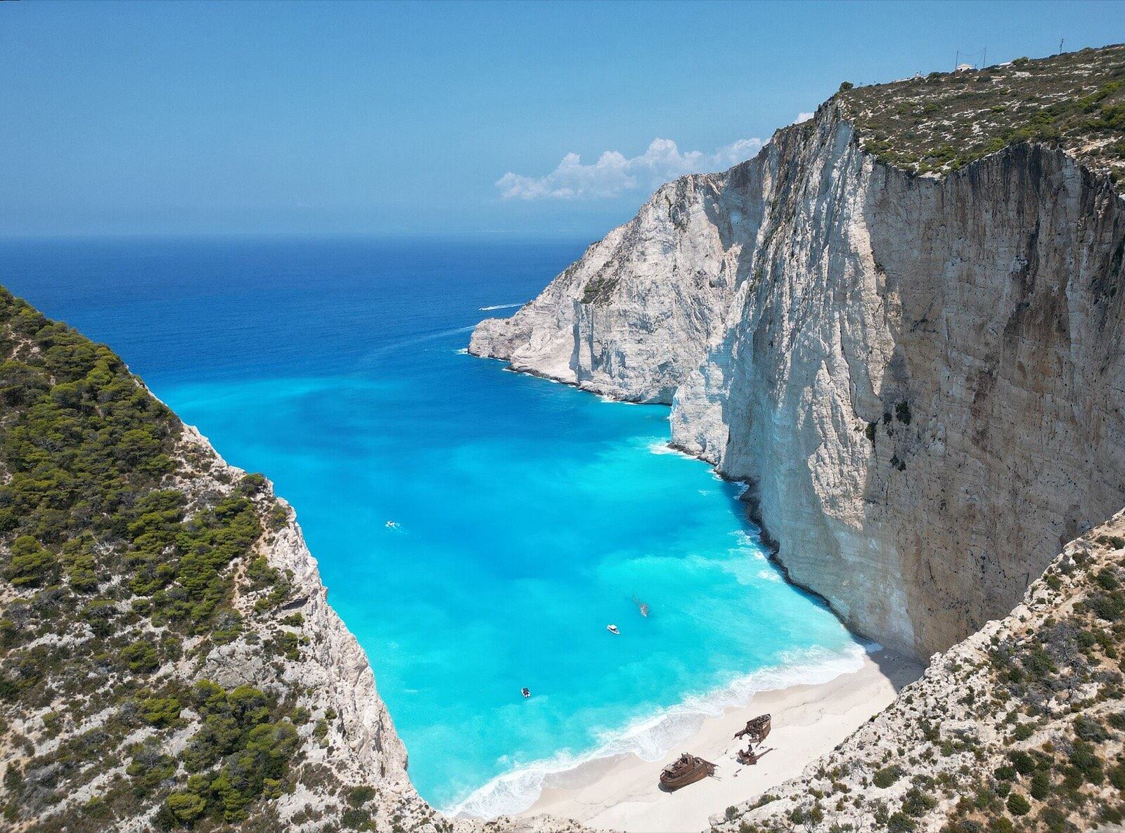 Navagio Beach at Zakynthos (Greece)